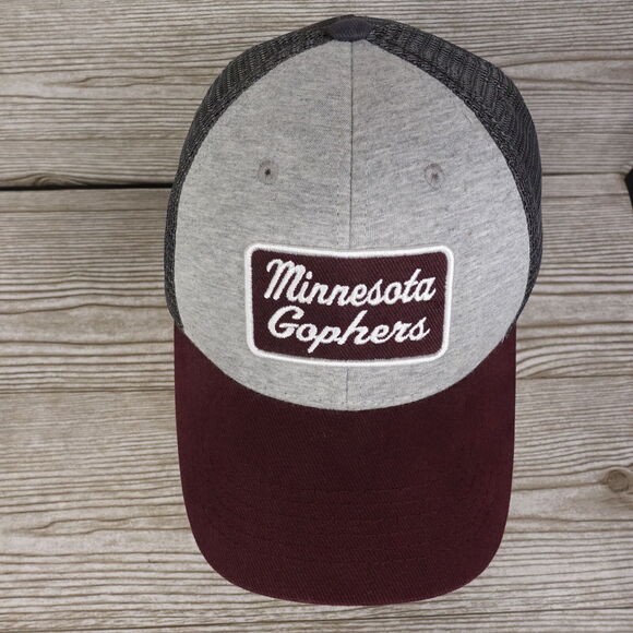 MINNESOTA GOPHERS LOGO MESH VENTED SNAPBACK BASEBALL HAT CAP - Picture 4 of 9